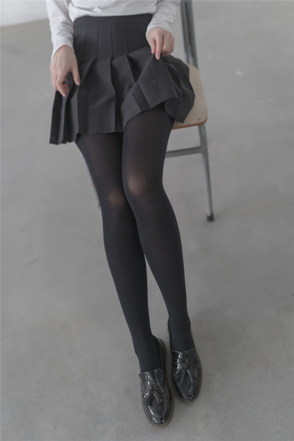 冬天里的黑袜