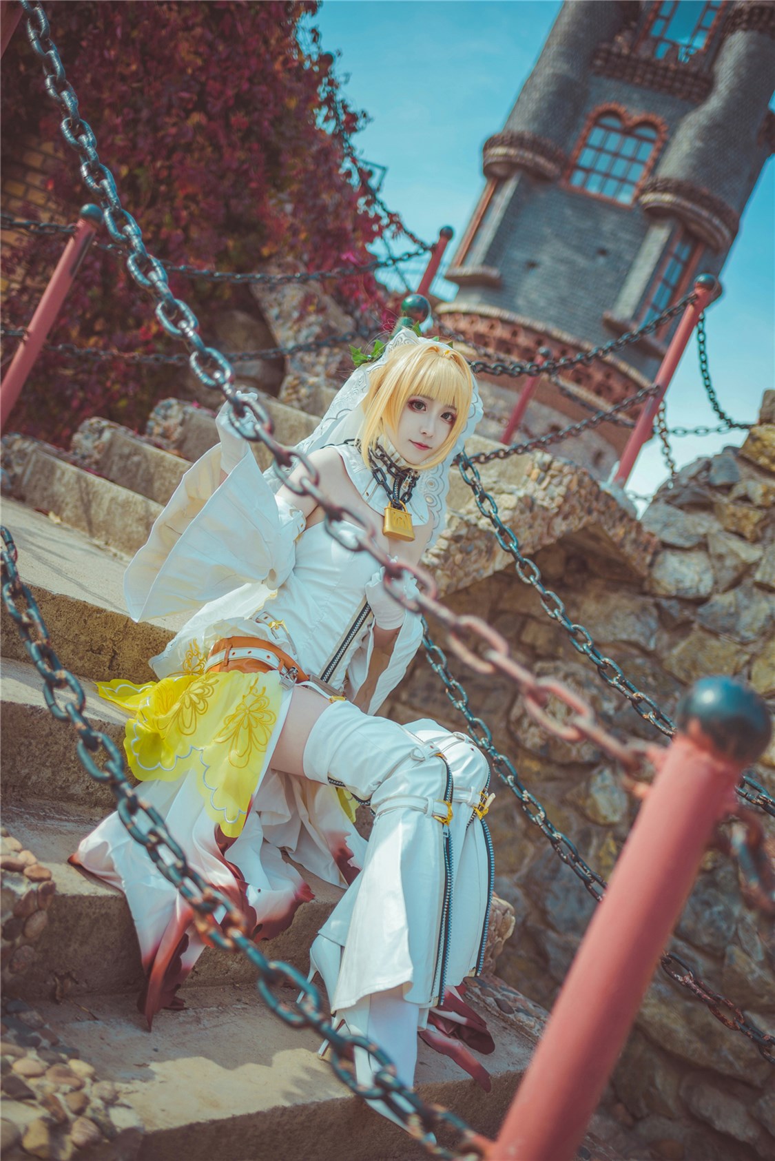 超棒的大长腿cos