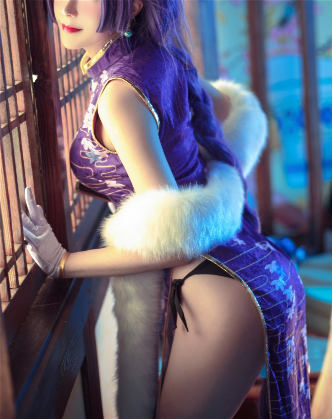 超棒的大长腿cos