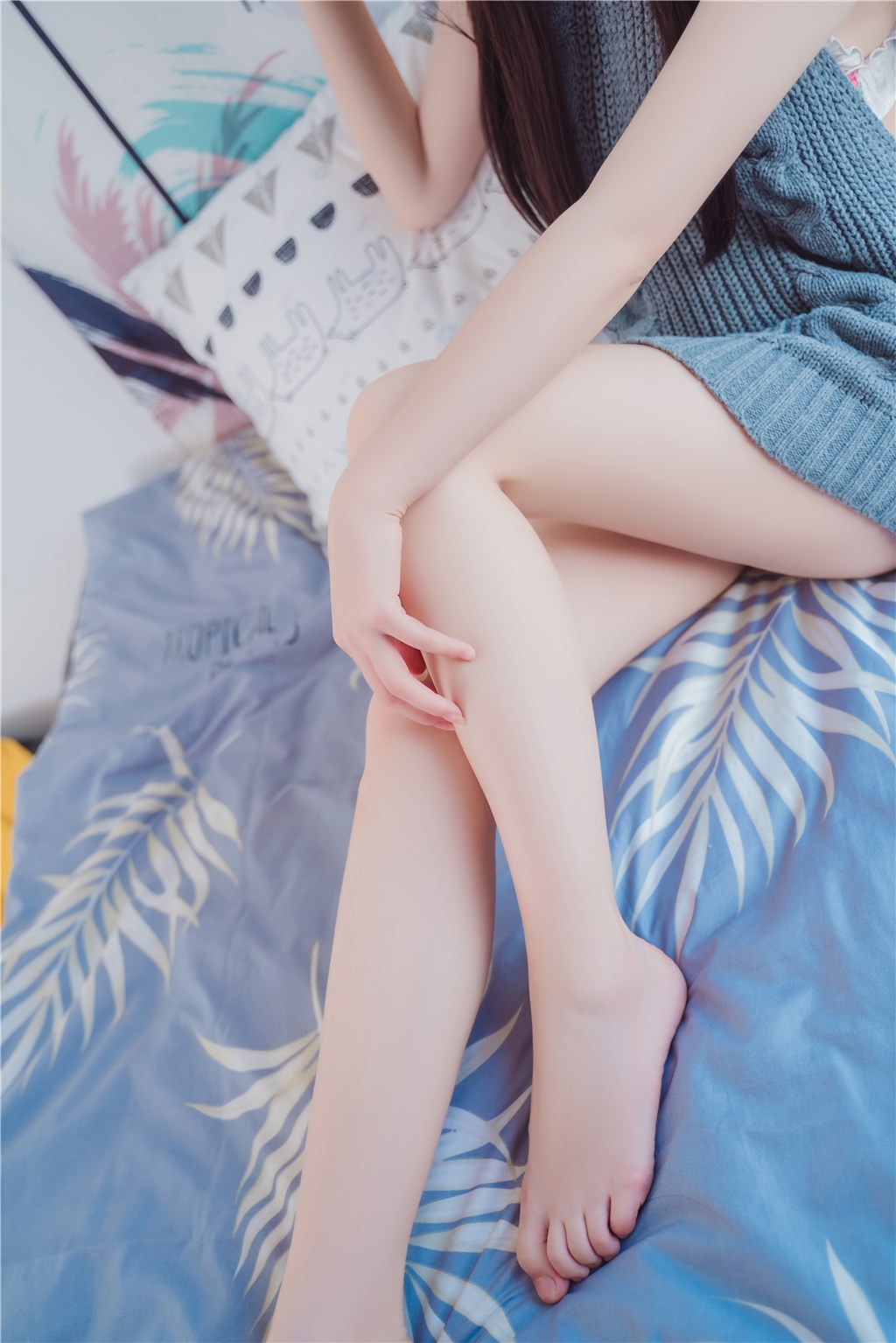 露背毛衣！