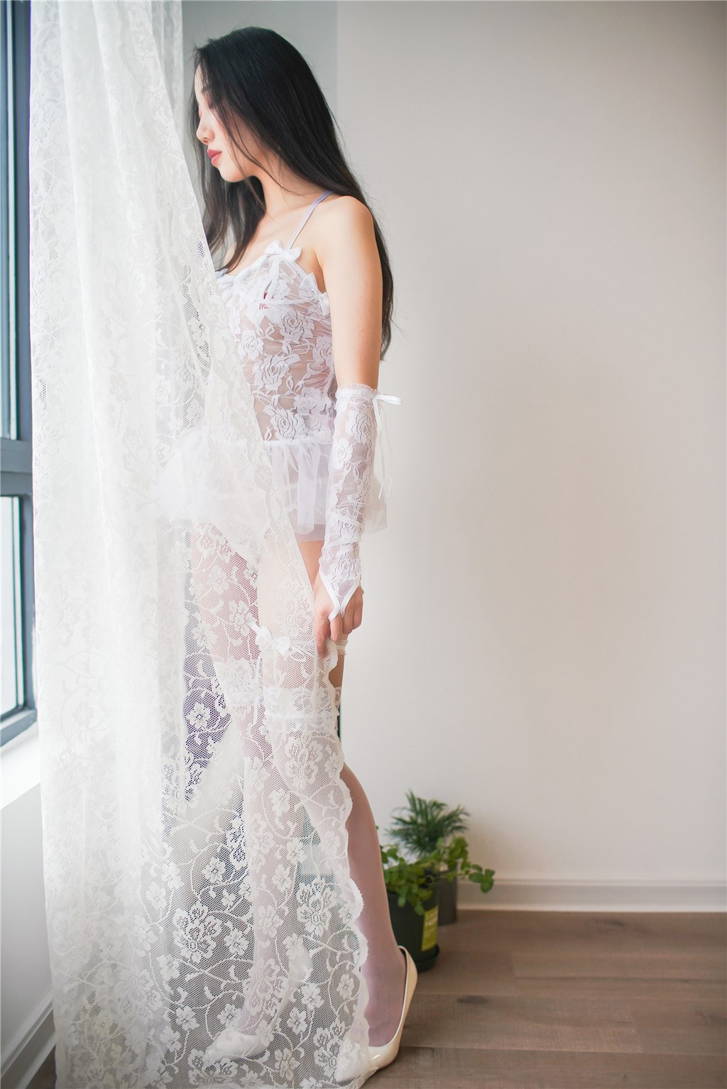 婚纱白丝