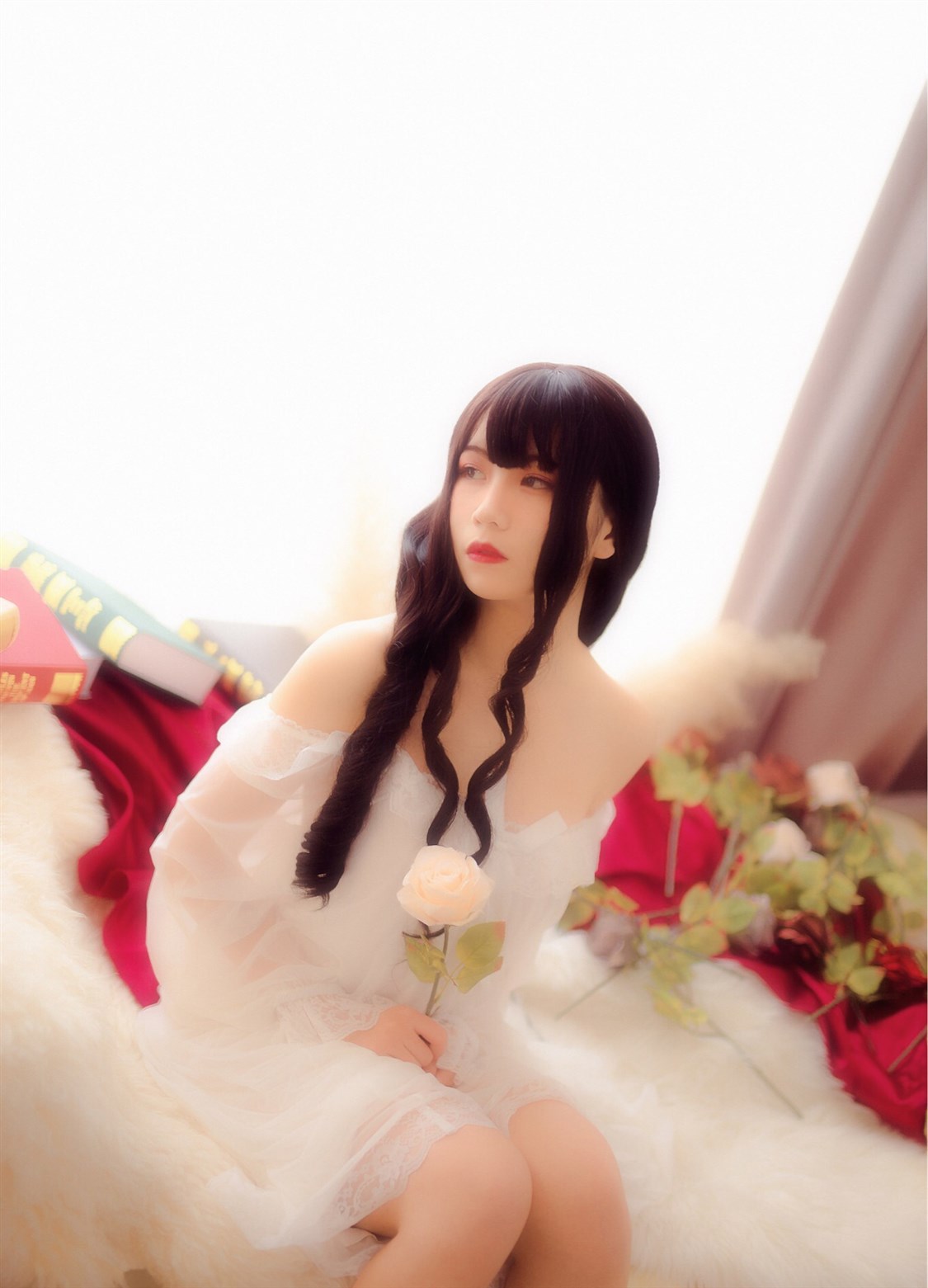 油画少女