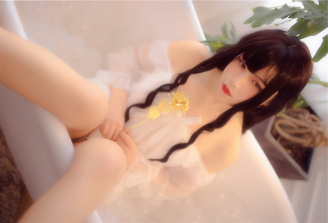 油画少女